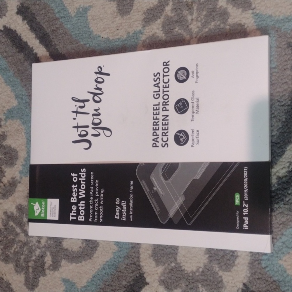 iPad 10.2 paper feel glass screen protector